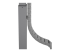 Dataflex Addit 482 - Cable guide magnet mount - Left side