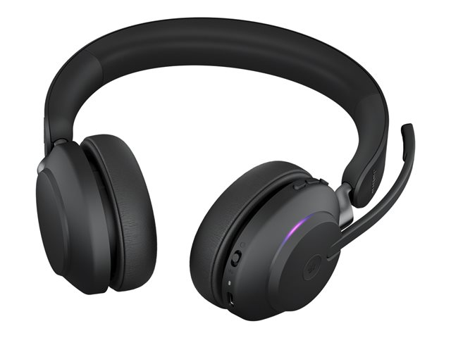 Jabra Evolve2 65 MS Stereo - Headset - on-ear - Bluetooth - wireless -