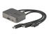 StarTech.com 3-in-1 Multiport to HDMI Adapter, 4K 60Hz USB-C, HDMI or Mini DisplayPort to HDMI Converter for Conference Room, Digital AV Video Adapter to Connect HDMI Monitor/Display - Top