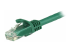 Startech 10m CAT6 Ethernet Cable, 10 Gigabit Snagless RJ45 650MHz 100W PoE Patch Cord, CAT 6 10GbE UTP Network Cable w/Strain Relief, Green, Wiring is UL Certified/TIA - Close up