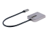 StarTech.com 2-Port USB-C MST Hub, USB Type-C to 2x DisplayPort Multi-Monitor Adapter for Laptop, Dual-DP up to 4K 60Hz w/ DP 1.4 Alt Mode & DSC, HDR, 1ft (30cm) Cable, USB Bus-Powered - Right-angle
