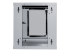 Intellinet Network Cabinet, Wall Mount (Standard), 6U, Usable Depth 265mm/Width 239mm, Grey, Assembled, Max 60kg, Metal & Glass Door, Back Panel, Removeable Sides, Suitable also for use on desk or floor, 10",Parts for wall install (eg screws/rawl plugs) not included - Back