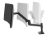 Ergotron LX - Mounting kit (articulating arm, desk clamp mount, grommet mount, 8" pole) - Right side
