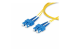 Startech 5m (16.4ft) SC to SC (UPC) OS2 Single Mode Duplex Fiber Optic Cable, 9/125µm, Laser Optimized, 40G/100G Zipcord, Bend Insensitive, Low Insertion Loss - Right-angle