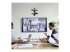Startech Dual Floating Wall-Mounted AV Shelves, Adjustable Height Shelf For Under TV, Organize A/V Equipment On Black Tempered Glass Shelves - Front