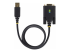 StarTech.com 10ft (3m) USB to Null Modem Serial Adapter Cable, Interchangeable DB9 Screws/Nuts, COM Retention, USB-A to RS232, FTDI, Level-4 ESD Protection, Windows/macOS/ChromeOS/Linux - Front