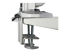 Startech Desk Mount Dual Monitor Arm with USB & Audio, Grommet/Desk Clamp VESA Mount for up to 32 inch Displays, 2x USB, 2x 3.5mm audio, Ergonomic Full Motion Dual Monitor Arm, Silver - Close up