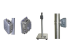 Cisco - Network device mounting kit - Multi-angle