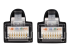 Eaton Tripp Lite Series Cat6a 10G Snagless UTP Ethernet Cable (RJ45 M/M), Black, 25 ft. (7.62 m) - Close up