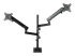 Startech Desk Mount Dual Monitor Arm, Full Motion Monitor Mount for 2x VESA Displays up to 32" (up to 17lb/8kg), Ergonomic Vertical Stackable Arms, Articulating, Height Adjustable - Front