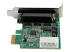 StarTech.com 4-port PCI Express RS232 Serial Adapter Card, PCIe RS232 Serial Host Controller Card, PCIe to Serial DB9, 16950 UART, Low Profile Desktop Expansion Card, Windows, macOS, Linux - Right-angle
