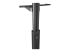 StarTech.com Mobile Workstation Cart with Monitor Mount, CPU/PC Holder, Keyboard Tray, Ergonomic Height Adjustable Desktop Computer Cart, Rolling Mobile Standing Workstation on Wheels - Close up