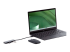 Plugable USB3-HUB4A - Hub - Left-angle
