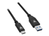 V7 - USB cable - 24 pin USB-C (M) reversible to USB Type A (M) reversible - Left-angle