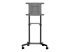 StarTech.com Mobile TV Cart, Portable Rolling TV Stand for 37-70" VESA Display (154lb/70kg), with Shelf & Storage Compartment, Rotate/Tilt Display, Universal TV Mount on Casters/Wheels - Front