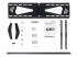 StarTech.com Low Profile TV Mount - Front