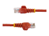 StarTech.com 0.5m Red Cat5e / Cat 5 Snagless Ethernet Patch Cable 0.5 m - Multi-angle