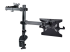 Startech Monitor Arm with VESA Laptop Tray, For a Laptop (4.5kg / 9.9lb) and a Single Display up to 32" (8kg / 17.6lb), Black, Adjustable Desk Laptop Arm Mount, C-clamp/Grommet Mount - Back