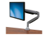 Startech Desk Mount Monitor Arm, Heavy Duty Ergonomic VESA Monitor Arm, Single Display up to 9kg, Full Motion, Height Adjustable, Articulating, Aluminum, C-Clamp/Grommet, Silver - Right-angle