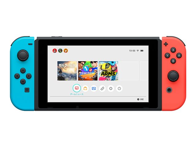 nintendo blue and red