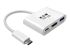 Eaton Tripp Lite Series USB C to HDMI Multiport Video Adapter Converter 1080p w/ USB-A Hub & USB-C PD Charging, Thunderbolt 3 CompatibleUSB Type C to HDMI, USB-C to HDMI, USB Type-C to HDMI - Front