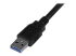 StarTech 3m Black SuperSpeed USB 3.0 Cable A to B M/M - Close up