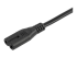 StarTech.com 2m (6ft) Laptop Power Cord, EU Plug to C7, 2.5A 250V, 18AWG, Notebook / Laptop Replacement AC Power Cord, Printer/Power Brick Cord, Europlug to IEC 60320 C7 - Close up