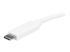StarTech.com USB-C Multiport Adapter, USB-C Travel Docking Station with 4K HDMI, 60W Power Delivery Pass-Through, GbE, 2pt USB-A 3.0 Hub, Portable Mini USB Type-C Dock for Laptop, White - Close up