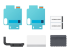 Samsung EF-UF766 - Screen protector for mobile phone - Front