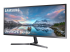 Samsung S34J550WQR 34" LED Monitor - Right-angle