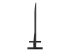 Samsung HG50AU800EU - 50" Diagonal Class HAU8000 Series LED-backlit LCD TV - Left side