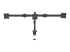 StarTech.com Desk Mount Triple Monitor Arm, Ergonomic VESA 3 Monitor Mount up to 27", Articulating & Height Adjustable Pole Mount, Tilt/Swivel/Rotate LCD/LED Screen, Desk Clamp/Grommet - Front