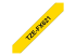 Brother TZe-FX621 - Black on yellow - Front