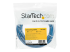 StarTech.com 5m CAT6A Ethernet Cable, 10 Gigabit Shielded Snagless RJ45 100W PoE Patch Cord, CAT 6A 10GbE STP Network Cable w/Strain Relief, Blue, Fluke Tested/UL Certified Wiring/TIA - Front