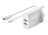 Belkin BoostCharge power adapter - Right-angle