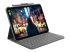 Logitech Slim Folio - Keyboard and folio case - Left-angle