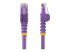 StarTech.com 2m CAT6 Ethernet Cable, 10 Gigabit Snagless RJ45 650MHz 100W PoE Patch Cord, CAT 6 10GbE UTP Network Cable w/Strain Relief, Purple, Fluke Tested/Wiring is UL Certified/TIA - Multi-angle