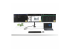 StarTech.com USB-C Triple-Monitor Multiport Adapter, Dual 4K 60Hz + 4k 30Hz HDMI & DisplayPort, 3-Port USB 10Gbps Hub, 100W Power Delivery Pass-Through, GbE, 2ft Cable, Mini Dock - Front