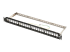 Eaton Tripp Lite Series 24-Port 1U Rack-Mount Shielded Blank Keystone/Multimedia Patch Panel, RJ45 Ethernet, USB, HDMI, Cat5e/6 - Right-angle
