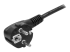StarTech 3m (10ft) Computer Power Cord, 18AWG, EU Schuko to C13 Power Cord, 10A 250V, Black Replacement AC Cord, TV/Monitor Power Cable, Schuko CEE 7/7 to IEC 60320 C13 Power Cord - Close up