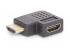 StarTech.com Right Angle HDMI 2.0 Adapter, 90-Degree HDMI Port Saver, M/F - Top