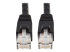 Eaton Tripp Lite Series Cat6a 10G Snagless UTP Ethernet Cable (RJ45 M/M), Black, 25 ft. (7.62 m) - Close up