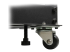 Startech 42U 19" Open Frame Server Rack, 4 Post Adjustable Depth 23-41" Mobile, Free Standing Rolling Network/Computer Equipment Data Rack, Dell PowerEdge, HP ProLiant ThinkServer - Close up