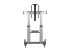 Eaton Tripp Lite Series Heavy-Duty Rolling TV Stand, Height Adjustable, 60" - Back