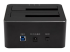 Startech Dual-Bay USB 3.0 to SATA Hard Drive Docking Station, USB Hard Drive Dock, External 2.53.5 SATA IIIIII, SSDHDD Docking Station, Hot-Swap Hard Drive Bay - Back