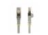 Startech 1.5m CAT6A Ethernet Cable, 10 Gigabit Shielded Snagless RJ45 100W PoE Patch Cord, CAT 6A 10GbE STP Network Cable w/Strain Relief, Grey, UL Certified Wiring/TIA - Multi-angle
