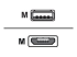 Jabra - USB cable - USB (M) to Micro-USB Type B (M) - Front
