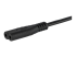 StarTech.com 6ft (1.8m) UK Laptop Power Cable, BS 1363 to C7, 2.5A 250V, 18AWG, Black, AC Notebook/Laptop Replacement Cord, Printer Cable, UK Laptop Charger Cord, BS 1363 to IEC60320 C7 - Close up