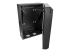 StarTech.com 8U 19" Vertical Wall Mount Server Rack Cabinet, Low Profile (15"), 30" Deep Locking Network Enclosure with 2U for Switch Patch Panel Router Mounting IT/Data Cabinet Assembled - Left-angle
