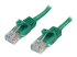 StarTech.com 0.5m Green Cat5e / Cat 5 Snagless Ethernet Patch Cable 0.5 m - Left-angle